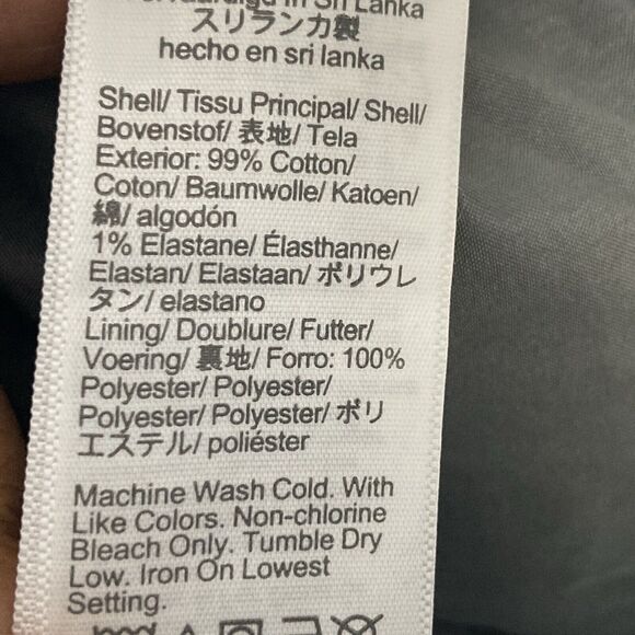 J Crew Skirt Womens 14 Gray Button Front Preppy Corduroy Mini BA838 - Picture 6 of 7